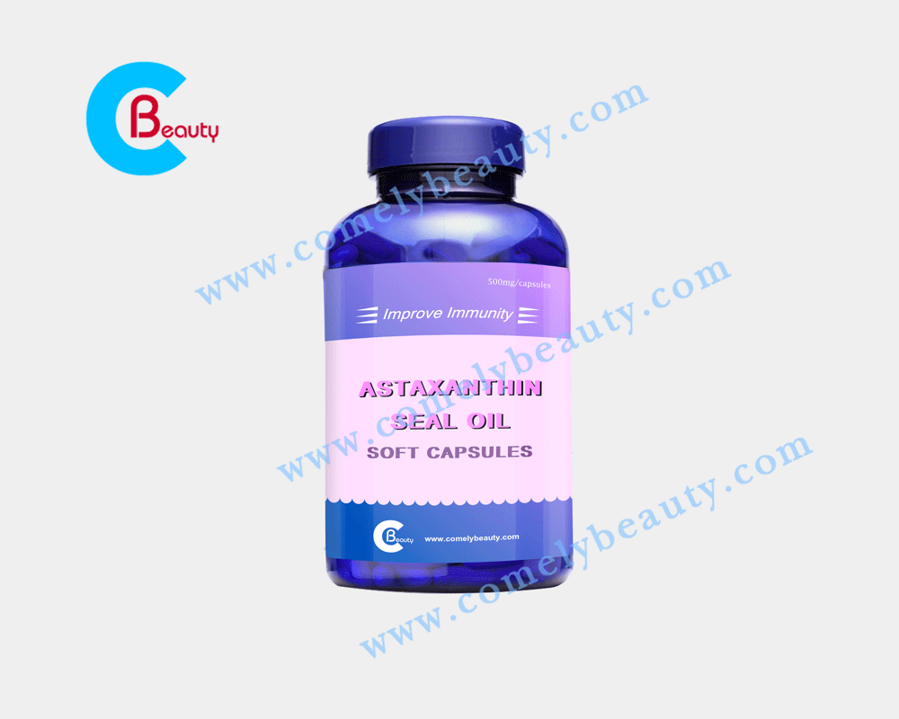 Beauty Astaxanthin seal oil  soft capsule